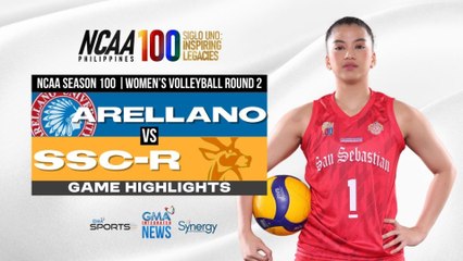 NCAA Women’s Volleyball SSC-R vs Arellano (Highlights) | NCAA Season 100