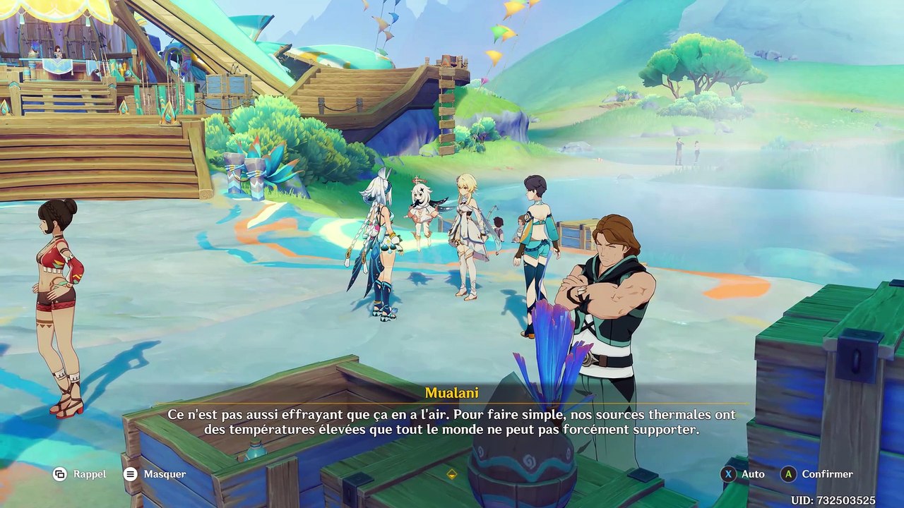 Genshin Impact Chapitre V Acte 1 Fleurs radieuses lors d'un périple sous le soleil brûlant 6 Foyer des sources thermales