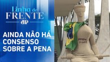 STF tem maioria para condenar mulher que pichou estátua | LINHA DE FRENTE