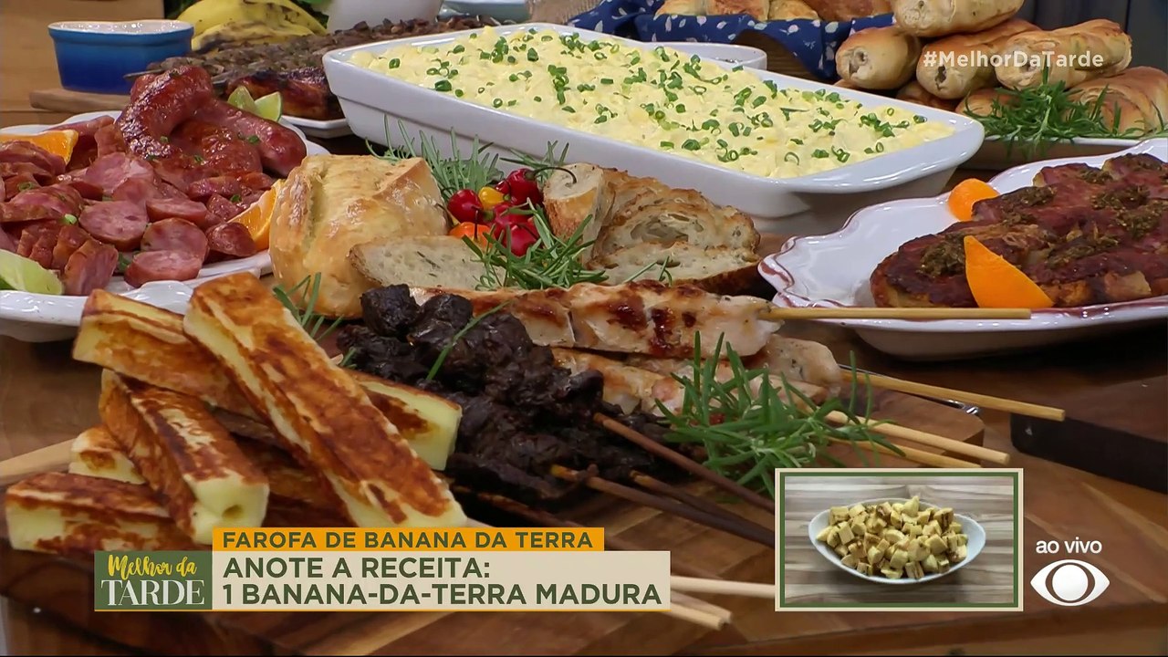 Receita de PICANHA COM FAROFA DE BANANA-DA-TERRA | Melhor da Tarde