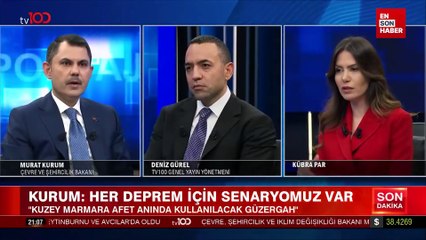 Murat Kurum: Bütün depremler için senaryomuz var