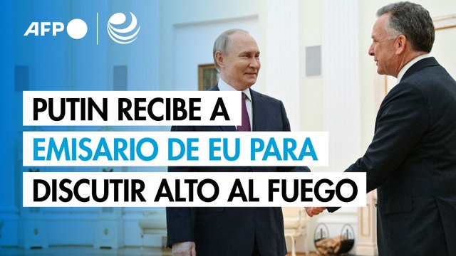 Putin recibe al emisario de EEUU para conversaciones sobre el alto el fuego en Ucrania