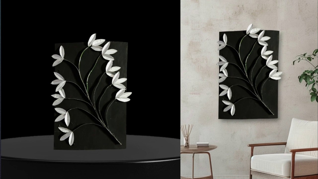 "Amazing Wall Hanging Craft with Waste Materials | Easy DIY Home Decor Ideas"