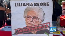 25 aprile, a Milano il cartello che indigna contro Liliana Segre: «Agente sionista»