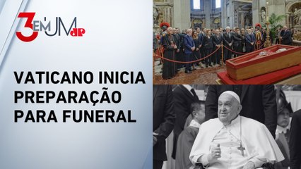 Lula comparece ao velório do papa Francisco com comitiva de 18 pessoas