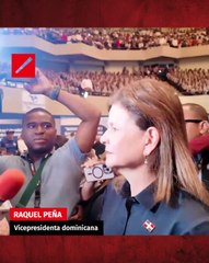 Raquel Peña se disculpa por presunta agresión de agente de su seguridad a periodistas