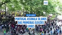 Marcelo discursa pela última vez no 25 de Abril e pede que se siga exemplo do Papa