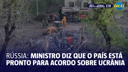Ministro diz que Rússia está 'pronta' para acordo sobre Ucrânia