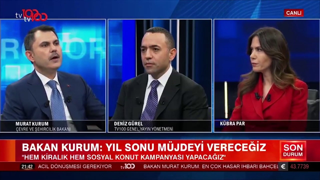 Murat Kurum'dan Özgür Özel'in 'Kanal İstanbul' sözlerine yanıt: 250 bin sosyal konut yapılıyor