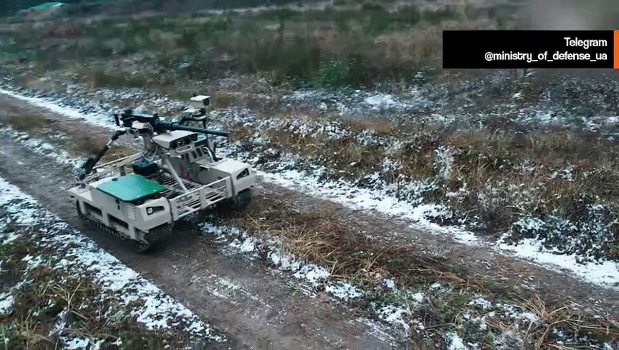 Droid TW: Ukrainan robottikonekivääri muistuttaa "Terminator"-elokuvan konetta
