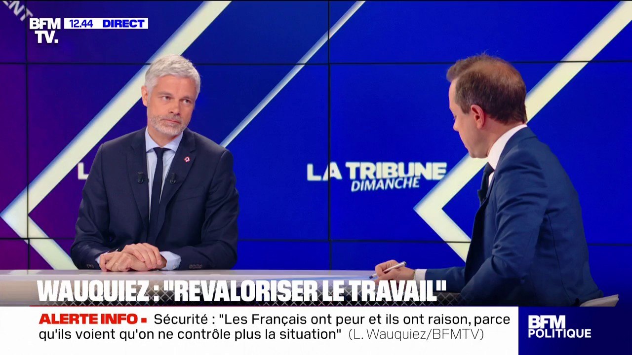 "Je suis contre la proportionnelle à l'Assemblée nationale", tranche Laurent Wauquiez (LR)