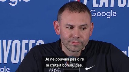 Nuggets - Pour Adelman, le dunk au buzzer de Gordon n’est pas dû à la chance