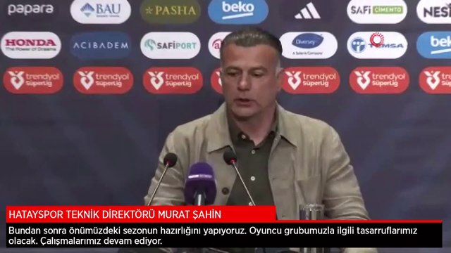 Murat Şahin: Kalan 5 maçı en iyi şekilde bitirip seneye takımızı geri getirmeye çalışacağız
