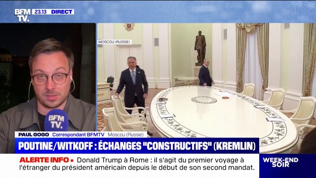 Guerre en Ukraine: les échanges entre Steve Witkoff et Vladimir Poutine ont été constructifs selon le Kremlin