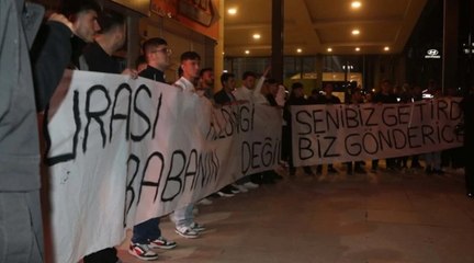 Fenerbahçe'ye protestolu karşılama