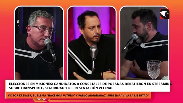 Elecciones en Misiones: candidatos a concejales de Posadas debatieron en streaming sobre transporte, seguridad y representación vecinal