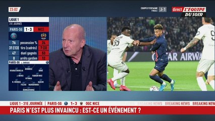 Paris n'est plus invaincu : Est-ce un événement ? - L'Équipe du Soir - extrait
