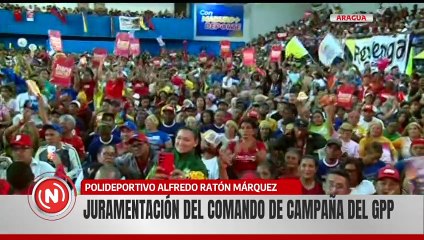Candidata Joana Sánchez lidera juramentación del Comando de Campaña del GPP en el edo. Aragua
