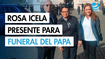 Rosa Icela Rodríguez acude al Vaticano para el funeral del papa Francisco