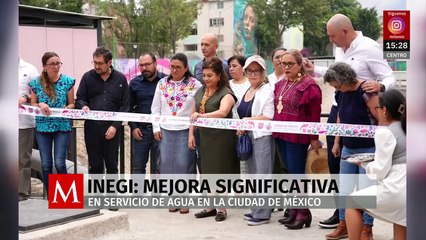 Capitalinos destacan gestión de servicios de agua de la CdMx, informa INEGI