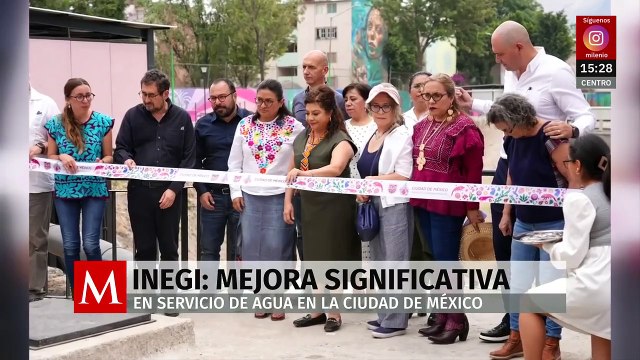 Capitalinos destacan gestión de servicios de agua de la CdMx, informa INEGI