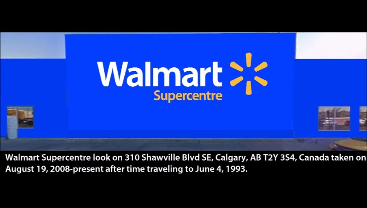 how Walmart Supercentre will look like on 310 Shawville Blvd SE, Calgary, AB T2Y 3S4, Canada when time travel gets invented