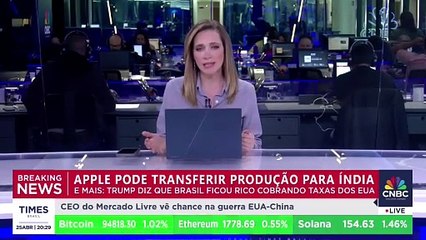 Apple planeja transferir parte da produção de iPhones para Índia | CNBC BREAKING