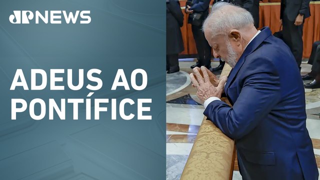Lula e comitiva comparecem ao velório do papa Francisco
