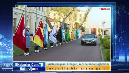 Cumhurbaşkanı Erdoğan, Yeni Zelanda Başbakanı Luxon ile bir araya geldi