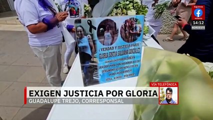 Con el ataúd de Gloria Sintia, exigen justicia en Hidalgo por feminicidio ocurrido en 2016