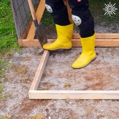Check out this technique for drying a freshly poured concrete slab!