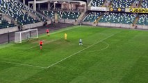 Irish Junior Cup penalty shoot-out and Ardmore celebrations