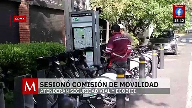 Comisión de Movilidad impulsa medidas por la seguridad vial: placas de discapacidad y Ecobici