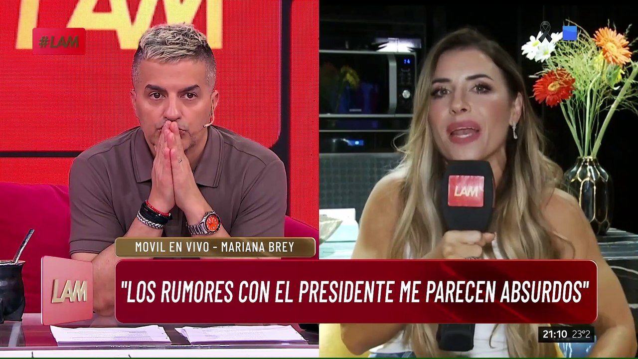 💥 MARIANA BREY RESPONDE A LOS RUMORES QUE LA VINCULAN CON JAVIER MILEI