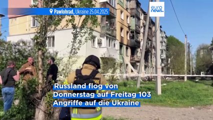 Zerstörung in der Region Dnipropetrowsk: Russland greift Pawlohrad an