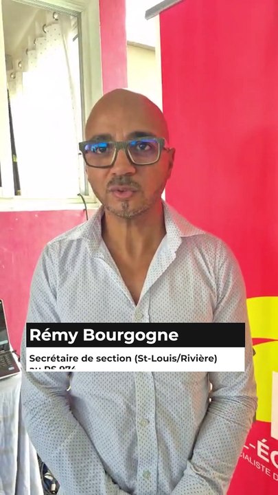 Rémy Bourgogne, secrétaire de section PS Saint-Louis/La Rivière