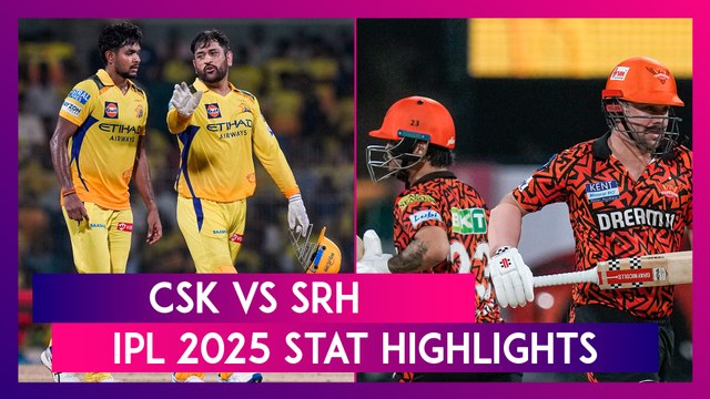 CSK vs SRH IPL 2025 Stat Highlights: Harshal Patel Helps Sunrisers Hyderabad Win At Chepauk