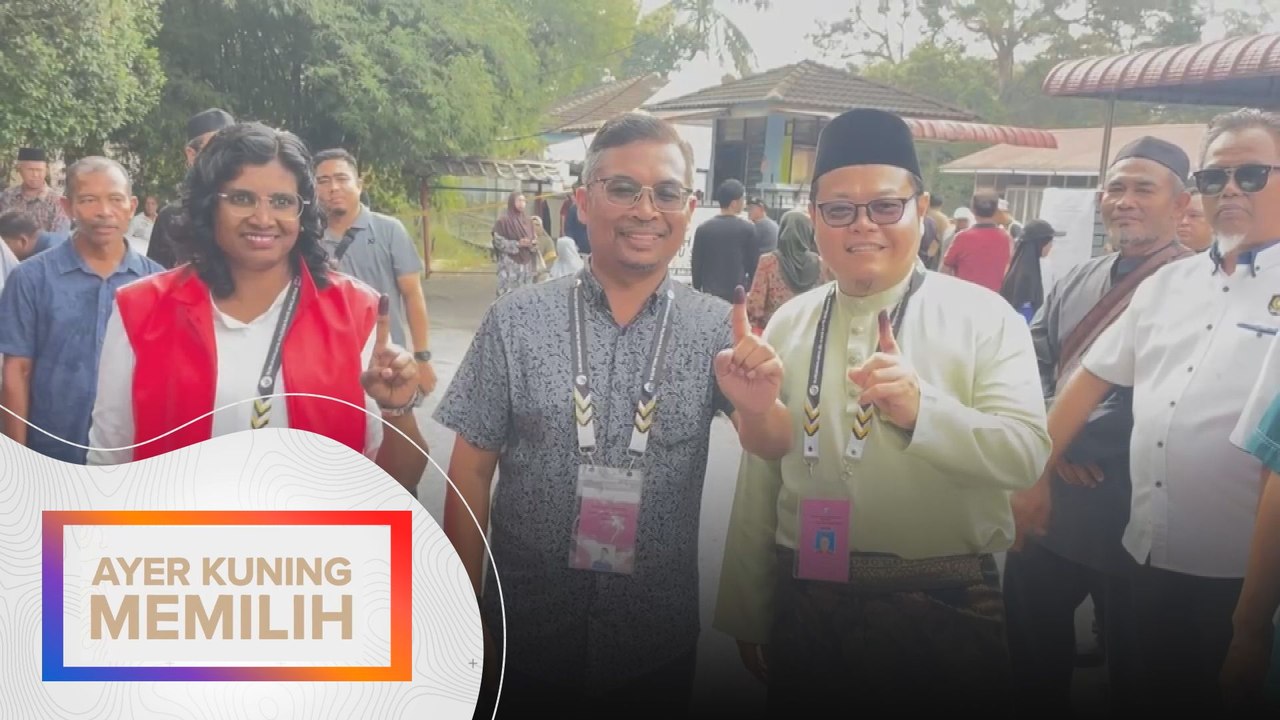 3 calon selesai mengundi