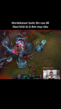 Mordekaiser bước lên cao để illaoi khỏi bị Q đơn mục tiêu #mordekaiser #illaoi #lienminhhuyenthoai #leagueoflegends