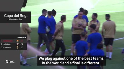 Flick encourages youthful Barcelona to relish 'Clasico' Copa final