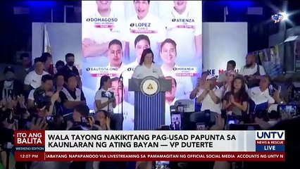 VP Sara, nanawagan ng block voting para sa senatorial bets na suportado ng mga Duterte