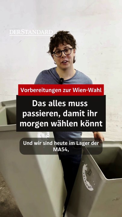 Vorbereitungen für die Wien-Wahl