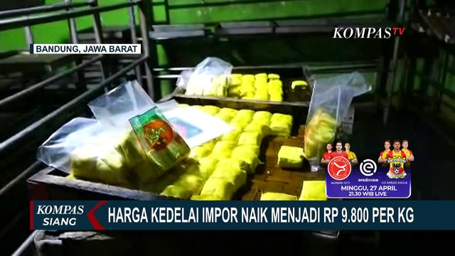 [FULL] Harga Kedelai Naik, Produsen Tempe-Tahu Bandung Bertahan, Produsen Indramayu Kecilkan Ukuran