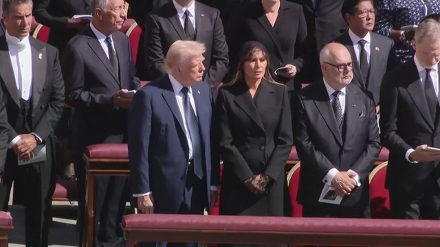 Indiferencia total entre Trump y Zelenski durante el funeral del Papa