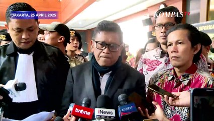 Hasto Curhat Sulit Tidur Lantaran KPK Cegah Saksi Berobat ke Luar Negeri