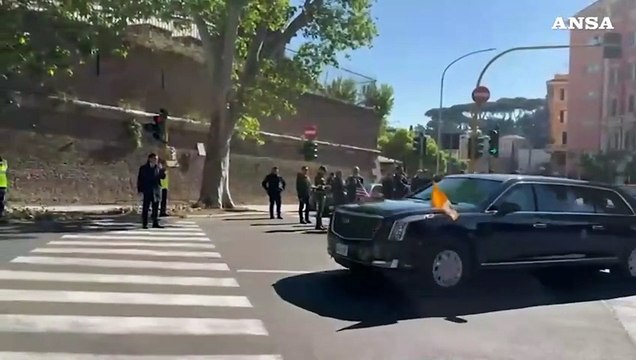 Trump arriva a San Pietro per i funerali di Papa Francesco