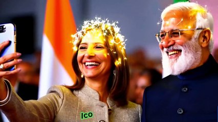 Modi 💖 Meloni:From Handshakes to Hashtags–Reel Romance Rules! 🇮🇳🇮🇹😂 #modiji #meloni #pulwama #short