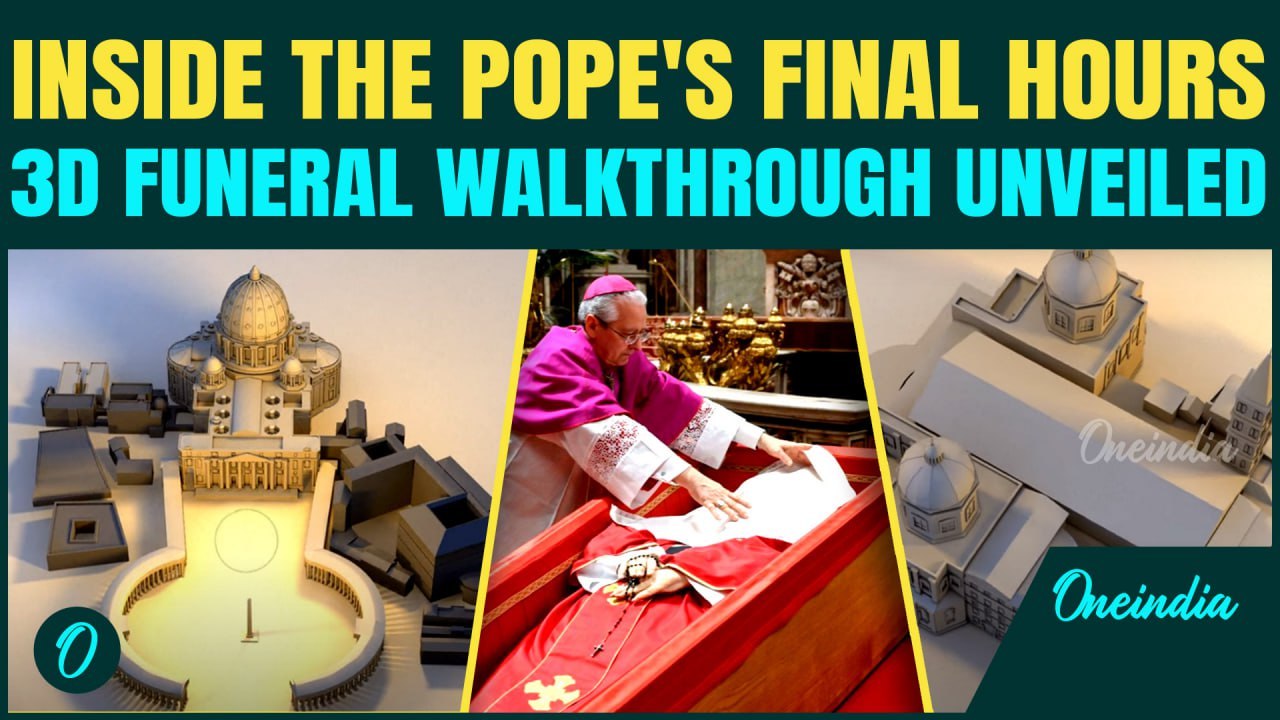 Pope Francis’ 3D Funeral Walkthrough: Final Rites At St Peter’s Square, Burial In Rome Basilica
