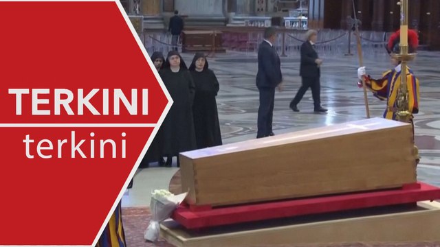 [TERKINI] Upacara pengebumian Pope Francis bermula