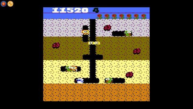 Dig Dug (ATARI 7800) Longplay